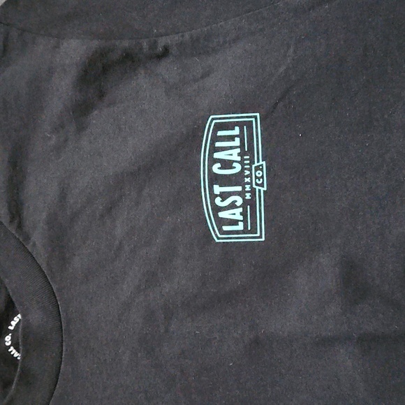 Last call size small black tee - Picture 1 of 4